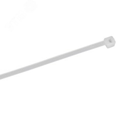 Хомут P6.6 стандартный белый 2.5х100мм 100шт/упак IEK