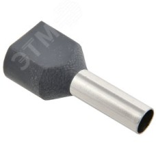 Наконечник-гильза НГИ2 4.0-12 серый (20шт)