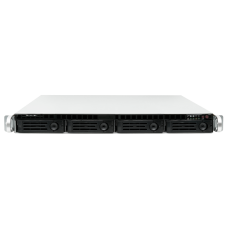 Серверный корпус/ 1U chassis;  Mini-ITX, Micro-ATX, ATX MBs; 4 x 3.5'' hsb; 2 x USB; 1 x COM port (Front); 1 x FH expantion slot; 600W (1+1) (80 Plus Platinum); no rails