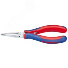 Длинногубцы захватные для электроники плоские губки L-145 мм 2-компонентные рукоятки