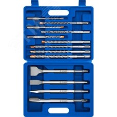 Набор зубил и буров, 13 шт ПРОФЕССИОНАЛ БУРАН SDS-Plus