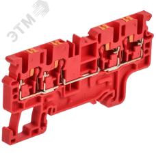 ARMAFIX Клемма пружинная Push In CP-MC 4 вывода 2,5мм2 красная IEK