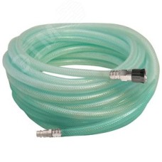 Шланг-удлинитель, армированный ПВХ с быстросъемными коннекторами, диаметр 10х15 мм, 10 м