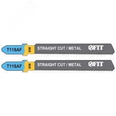 Полотна по металлу, Bimetal, фрезерованные, волнистые зубья, 76/51/1.1 мм (T118AF), 2 шт