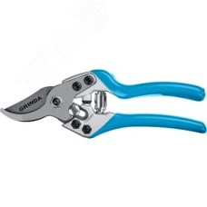 Плоскостной секатор с тефлоновым покрытием лезвия с эргономичными алюминиевыми рукоятками 190 мм PRO