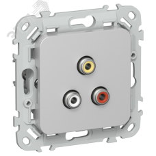 FLITE Розетка RCA РАрса-ФлА алюминий IEK