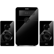 SVEN MS-2250, черный, акустическая система 2.1, мощность (RMS): 50Вт + 2х15Вт, SD/USB, FM-радио, LED-дисплей, пульт ДУ, Bluetooth