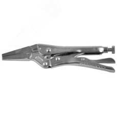 Зажим ''ЭКСПЕРТ'' ручной, с удлиненными губками из кованой Cr-V стали, для мест с ограниченным доступом, 150мм