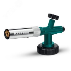 Горелка газовая на баллон, цельнометаллическая с пьезоподжигом, KG-1000