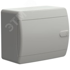 Корпус пластиковый навесной на 6 модулей ЩРН-П-6 IP41 UNION Compact белая дверь