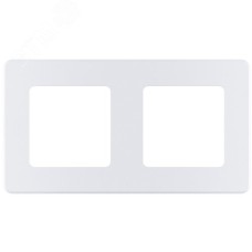 Рамка 2-местная жемчуг INSPIRIA