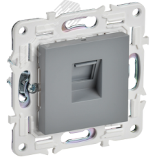 SKANDY Розетка компьютерная RJ45 кат.5E SK-K01Gr серый IEK