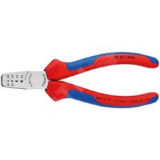 Пресс-клещи для обжима контактных гильз 4 гнезда 025-25мм (AWG 23-13) L=145мм 2-компонентные рукоятки