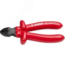 Бокорезы ''ЭЛЕКТРИК'' диэлектрические, высоковольтные до ~1000В, маслобензостойкая рукоятка, 160мм, Мастер 2214-5-16