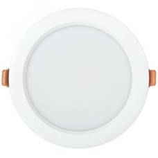 Светильник декоративный светодиодный LED встраиваемый ДВО 1802 PRO белый круг 20Вт 4000K IP40