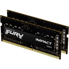 Память оперативная/ Kingston 32GB 3200MT/s DDR4 CL20 SODIMM (Kit of 2) FURY Impact