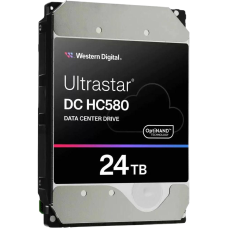 Жесткий диск/ HDD WD SATA Server 24Tb Ultrastar DC HC580 7200 6Gb/s 512MB 1 year warranty (replacement ST24000NM002H, MG11ACA24TE, WUH722424ALE6L4)
