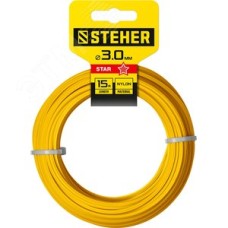 Леска для триммера звезда, 3.0 мм, 15 м