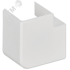 METRA MINI Поворот на 90град 16х16мм белый