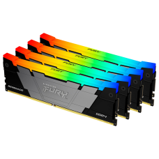 Память оперативная/ Kingston 32GB 3600MT/s DDR4 CL16 DIMM (Kit of 4) FURY Renegade RGB