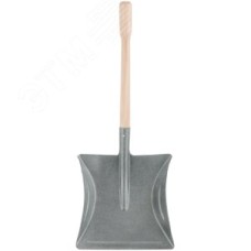 Совок для мусора стальной с ручкой