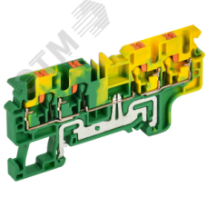 ARMAFIX Клемма пружинная Push-in CP-MC-PEN земля 4 вывода 2,5мм2 IEK