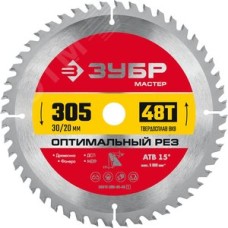 Диск пильный по дереву Оптимальный рез 305X30мм 48Т, диск пильный по дереву