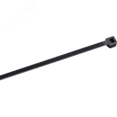 Хомут P6.6 стандартный черный 2.5х130мм 100шт/упак IEK