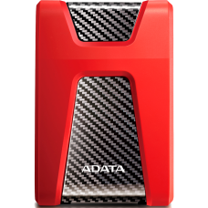 Внешний жесткий диск/ Portable HDD 2TB ADATA HD650 (Red), Silicone, USB 3.2 Gen1, 121x81x21mm, 201g /3 года/