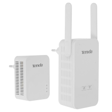 Набор PowerLine адаптеров/ Tenda PH5 Набор PowerLine адаптеров, 1000 Мбит/с, в комплекте - 2 шт (P3, PA6), Wi-Fi 2.4 ГГц 300 Мбит/с
