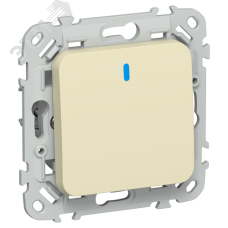 FLITE Выключатель 1-клавишный с индикацией 10А ВС11-1-1-ФлН навахо IEK