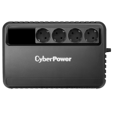 ИБП CyberPower BU1000E, Line-Interactive, 1000VA/600W, 4 Schuko розетки, Black, 0.4х0.3х0.3м., 7.8кг./ UPS Line-Interactive CyberPower BU1000E 1000VA/600W (4 EURO)