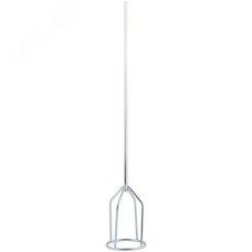 Миксер для строительных смесей повышенной вязкости оцинкованный 100х600 мм