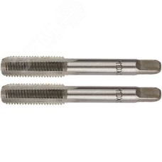 Метчики ручные, комплект 2 шт М10x1.25 мм