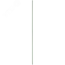 Колышек садовый, стальная трубка с ПВХ покрытием 1,5 м х 11 мм