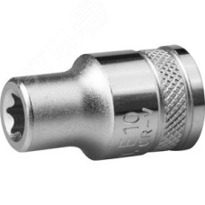 Торцовая головка ''INDUSTRIE QUALITAT'', Cr-V, внешний TORX, хромосатинированная, 1/2'', Е 11