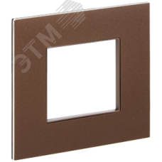 SKANDY Рамка 1-местная SK-F31Br металл шоколад IEK