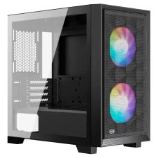 Корпус без блока питания/ Case PCCooler C3D310 BK ARGB, Mini-Tower, TG, Mesh, 2x120mm ARGB, 2xUSB-A 3.0, mATX, mITX Black