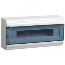 Щит распределительный навесной ЩРн-П-18 пластиковый прозрачная дверь IP41 PRIME