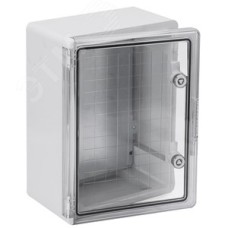 Корпус пластиковый ЩМПп 400х300х170мм прозрачная  дверь  УХЛ1 IP65