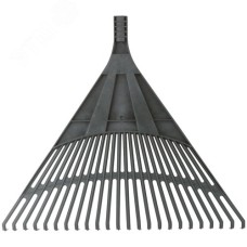 Грабли веерные пластиковые большие, 24 зуба, 610х540 мм