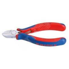 Бокорезы для электромеханика с пружиной режущие кромки без фаски резка - мягкая проволока 25мм L=125мм