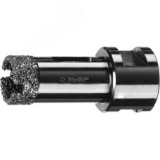 Коронка алмазная высокоскоростная для УШМ (М14) d 20мм по керамограниту и железобетону, Вакуумное Спекание, Профессионал