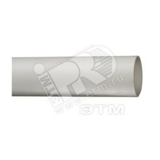 Труба гладкая жесткая ПВХ d=20 белая 2м           (50м/компл) IEK