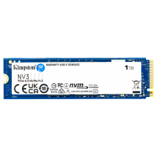 Твердотельный накопитель/ Kingston SSD NV3, 1000GB, M.2(22x80mm), NVMe, PCIe 4.0 x4, 3D TLC, R/W 6000/4000MB/s, TBW 320, DWPD 0.2 (60 мес)