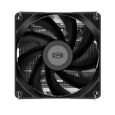 Кулер для процессора/ CPU Cooler PCCooler RC400-53 (125W, 4-pin PWM, 53.5mm, Al/Cu, 4x6mm, 1x92mm, 43CFM, 31.2dBA, 2700RPM, S: 1851/1700/1200/20XX/115X, AM5/AM4, silver, black)
