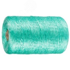 Шпагат многоцелевой полипропиленовый, зеленый, d=1,8 мм, 500 м, 50 кгс, 1,2 ктекс