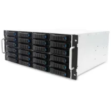 Дисковая полка AIC XJ1-40244-02/ J4024-04-35X, 4U 24 x 3.5" hot-swap bays, hot-swap JBOD with dual SAS 12G expander controller, dual BMC, tool-less HDD tray, 550W 1+1 hot-swap redundant 80+ platinum, tool-less rail kit (35X series)