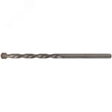 Сверло победитовое ударное, цилиндрический хвостовик (для бетона, кирпича) 4х75 мм