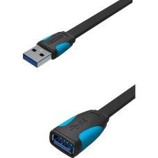 Кабель-удлинитель Vention USB 3.0 AM/AF - 2 м плоский